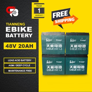 Ebike Battery 48v 20ah DZF Tianneng Brand SET, Applicable For Romai ...