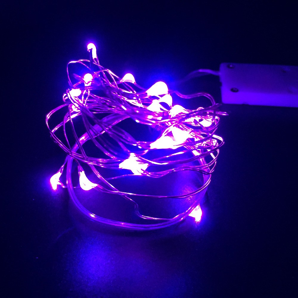 2M 20 LEDS Battery Power Operated LED String Light Waterproof Copper Cable Wire Light Decor CBL20