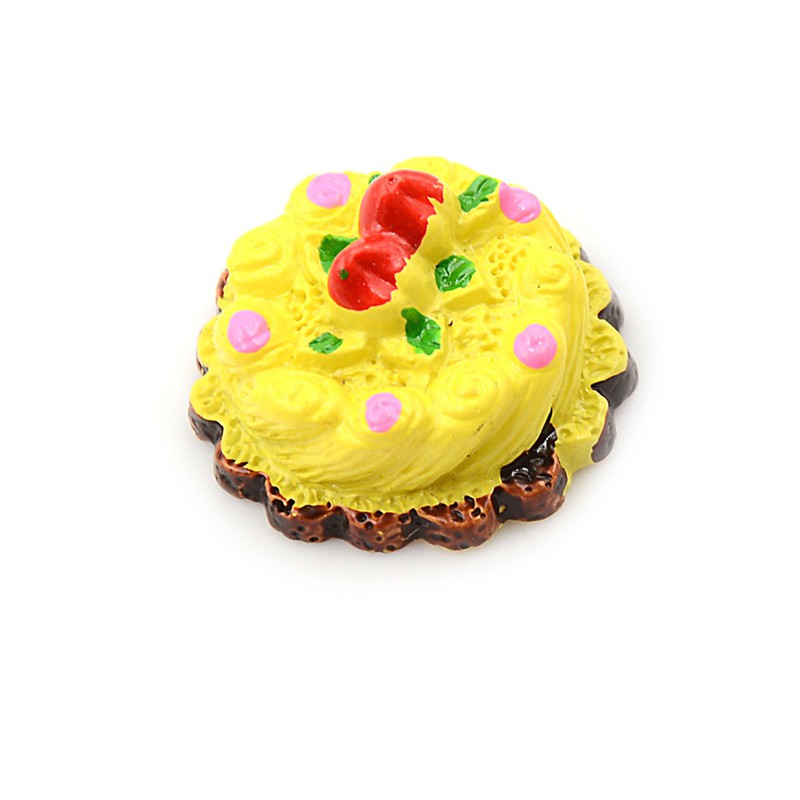 50Pcs Randomly 1/12 Mini Food Lovely Cake Biscuit Jam For Barbie BJD Doll House 