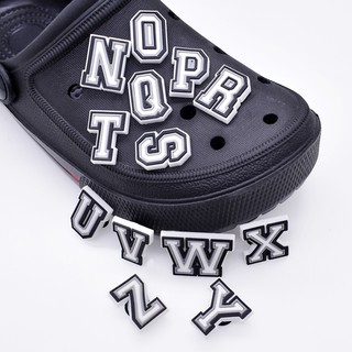 【Ready Stock】❀Cartoon Different Jibbitz Letters Numbers Shoe Charms for Crocs Shoe Alphabets Decorat
