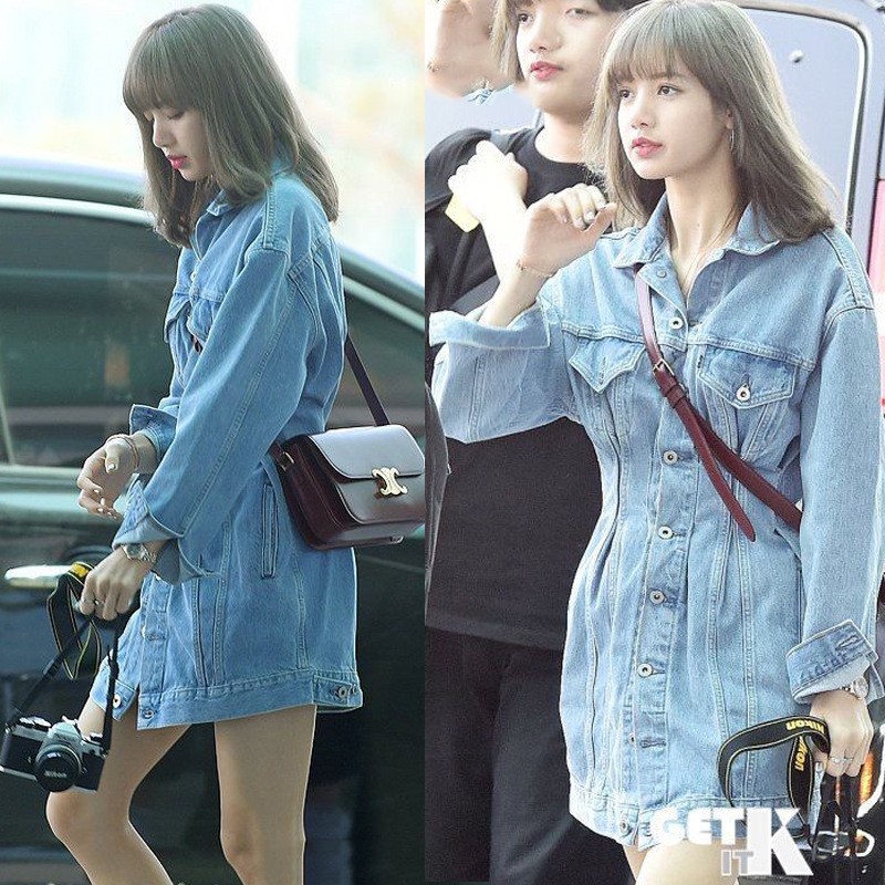 oversized denim jacket dress