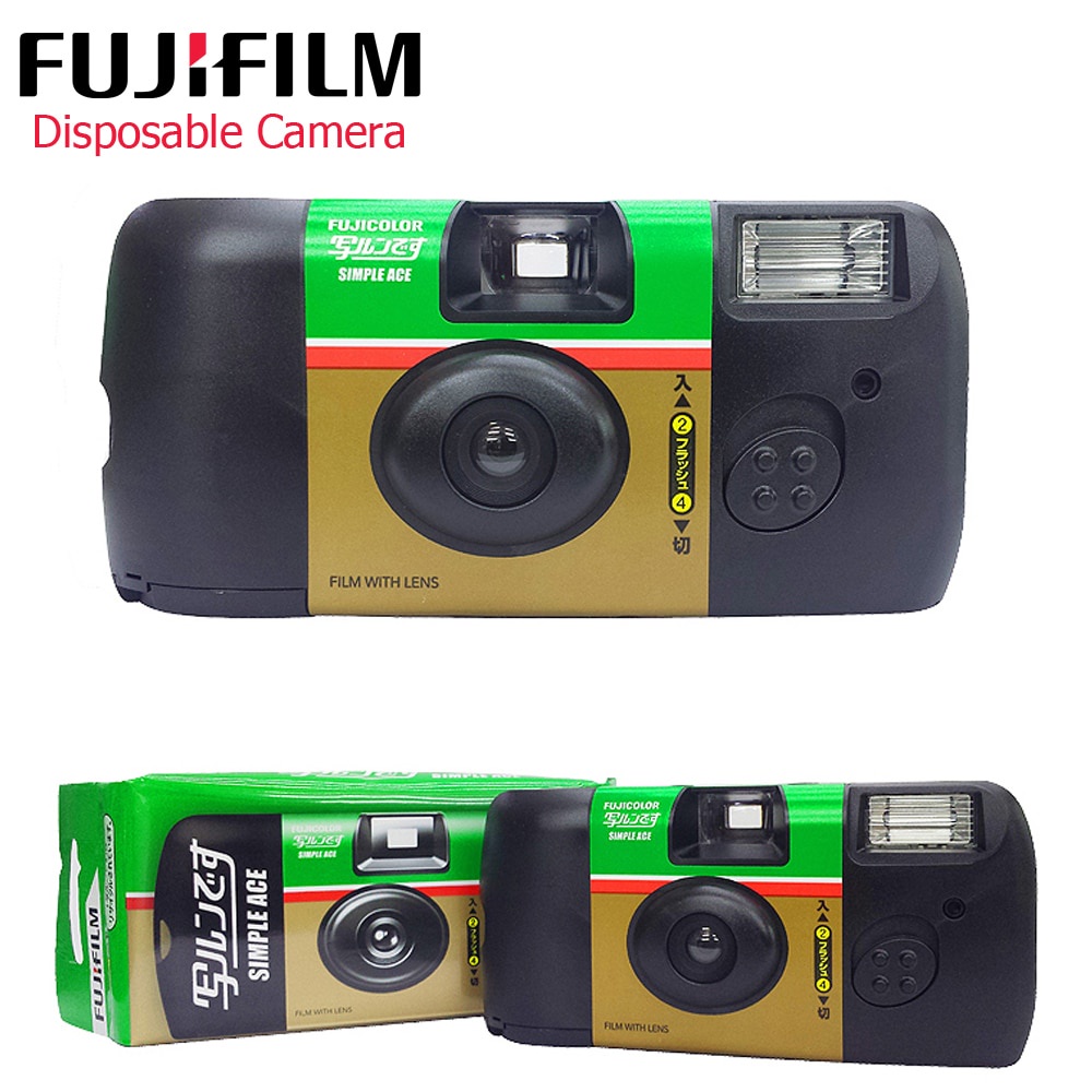 Fujifilm SIMPLE ACE ISO 400 Power Flash 27 Photo Exposures Single Use