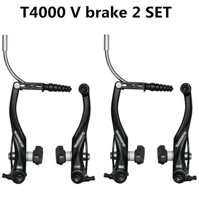 Shimano Alivio BR T4000 V-Brake Caliper Set front and rear set MTB Bicycle Black