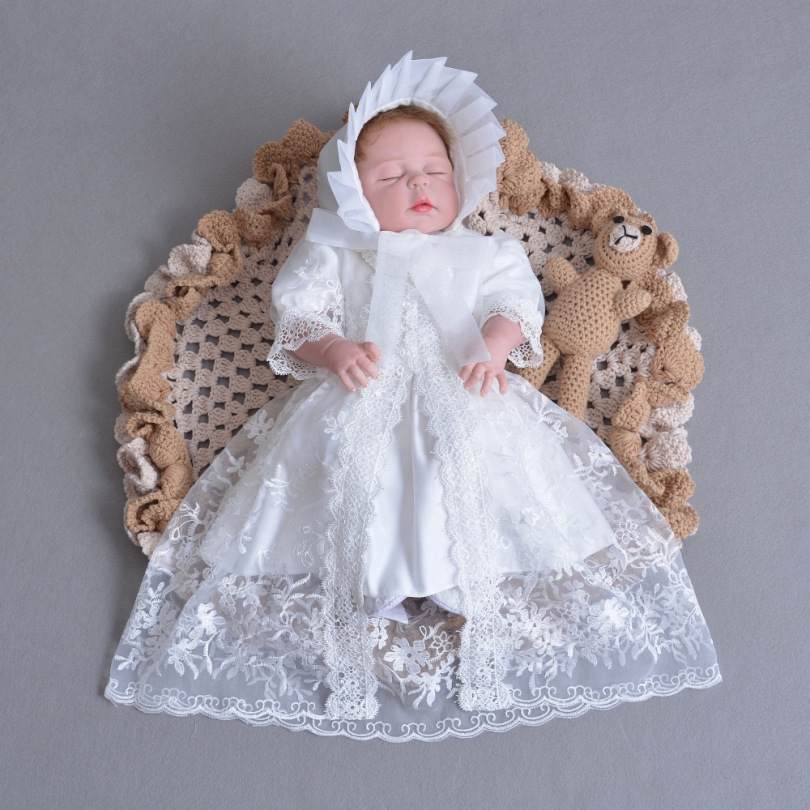 infant girl baptism dress