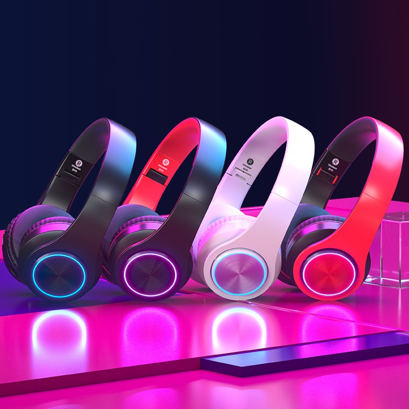 colorful headphones