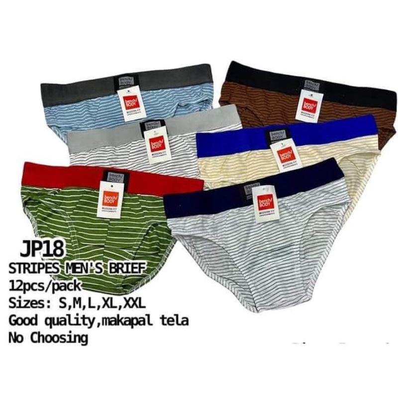 12pcs per pack bench brief Shopee Philippines