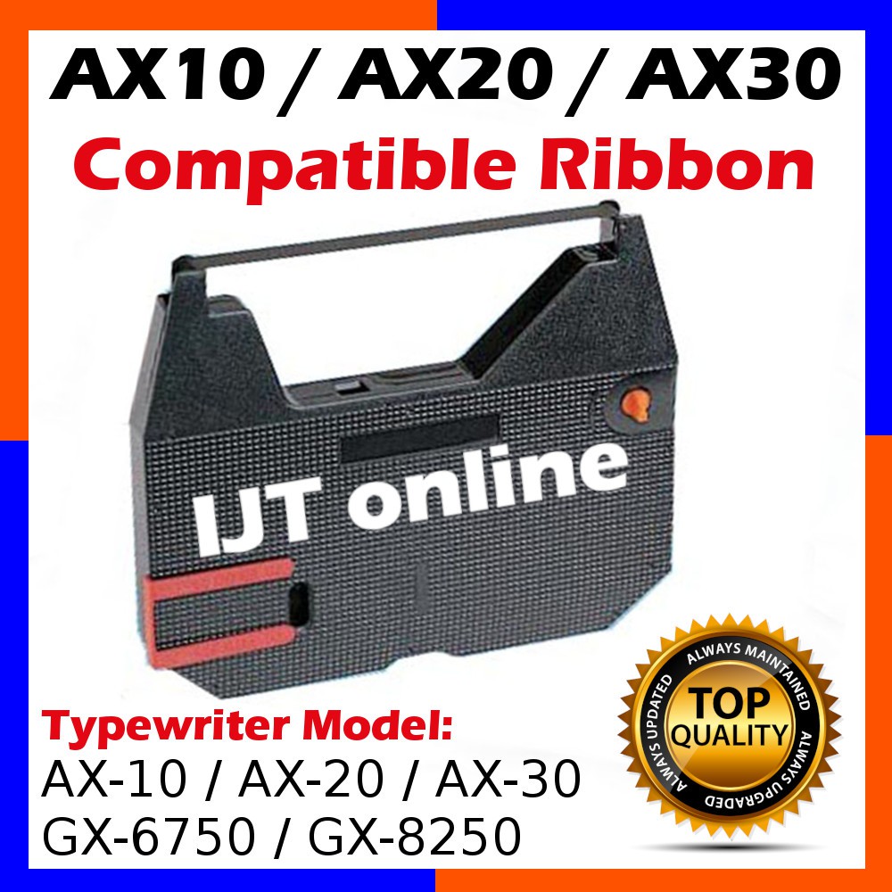 Typewriter Ribbon Compatible With Brother AX10 AX10 Typewriter Ribbon