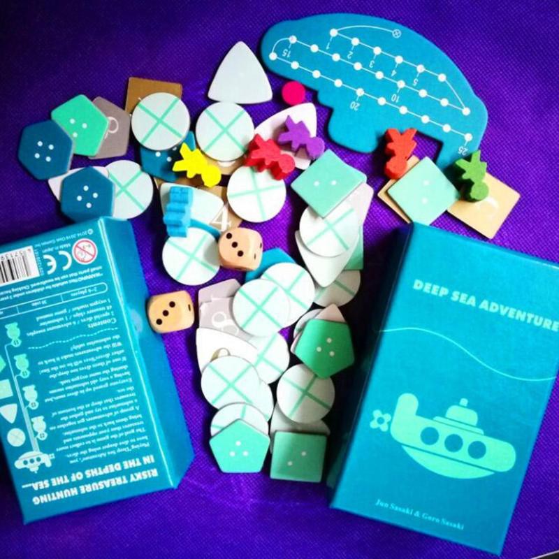 2 6 Players 30 Minute Funny English Game Deep Sea Adventure Board Game Shopee Philippines