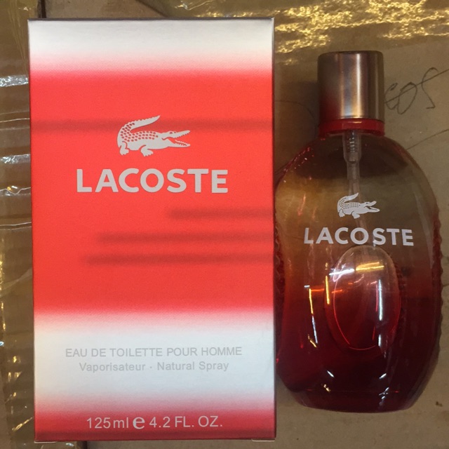 lacoste red men's cologne