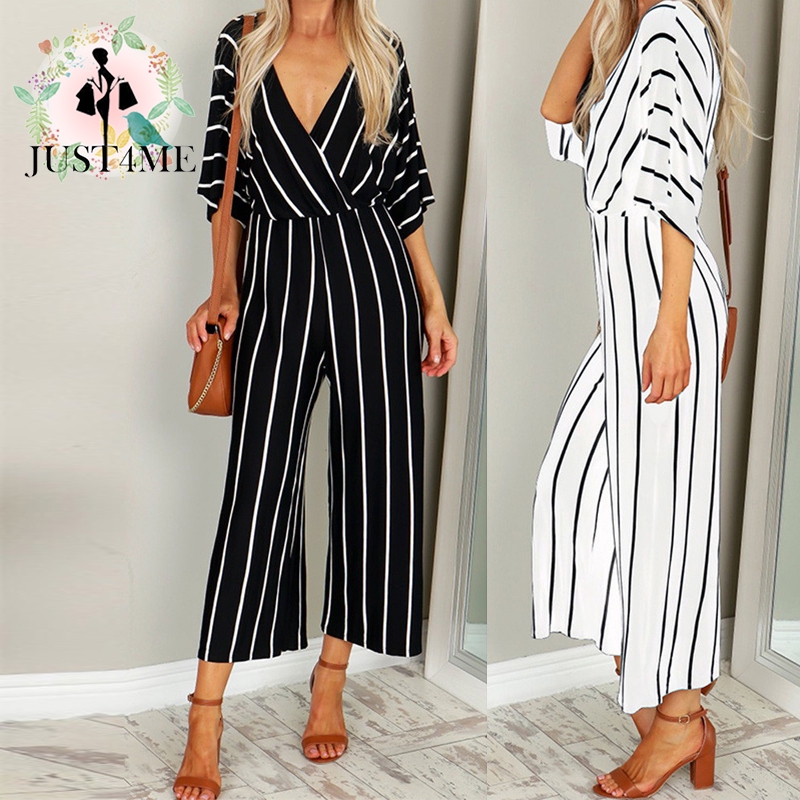 three quarter length jumpsuit
