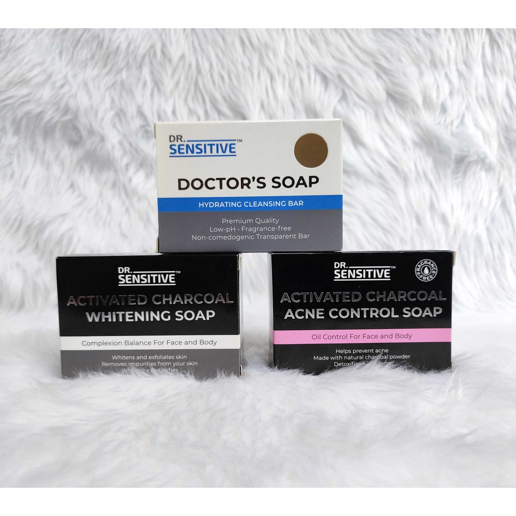 dr sensitive activated charcoal acne control soap