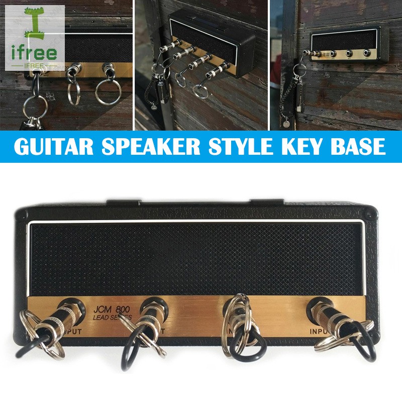 Vintage guitar key holder wall mount guitar amplifier key holder