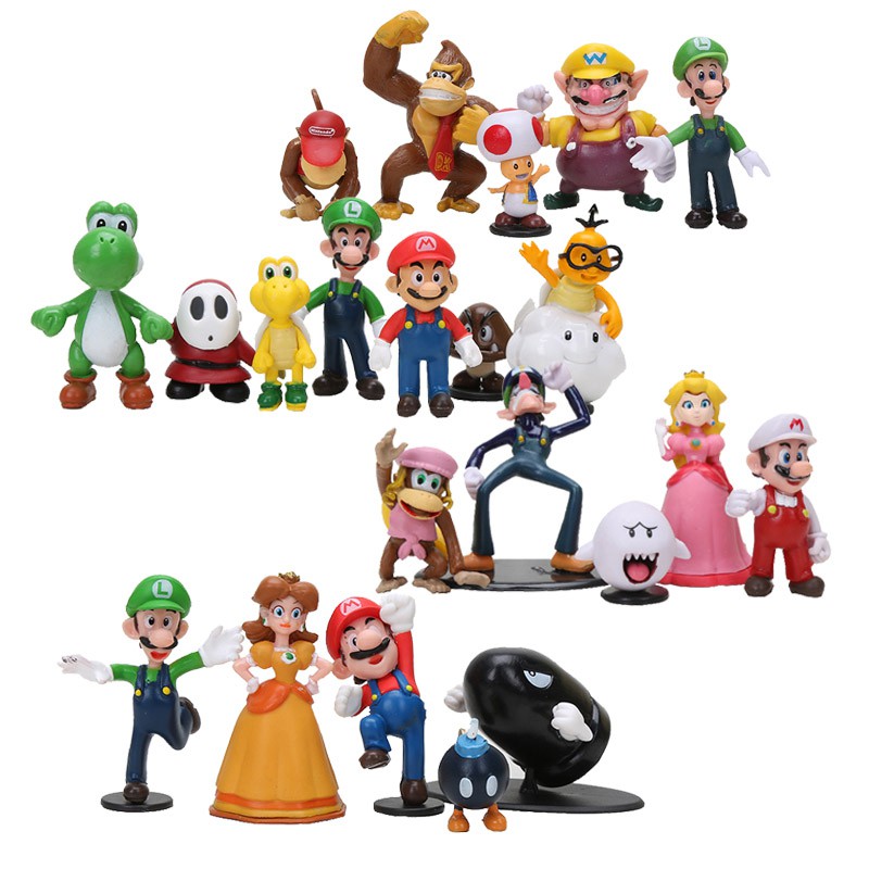 mario pvc figures