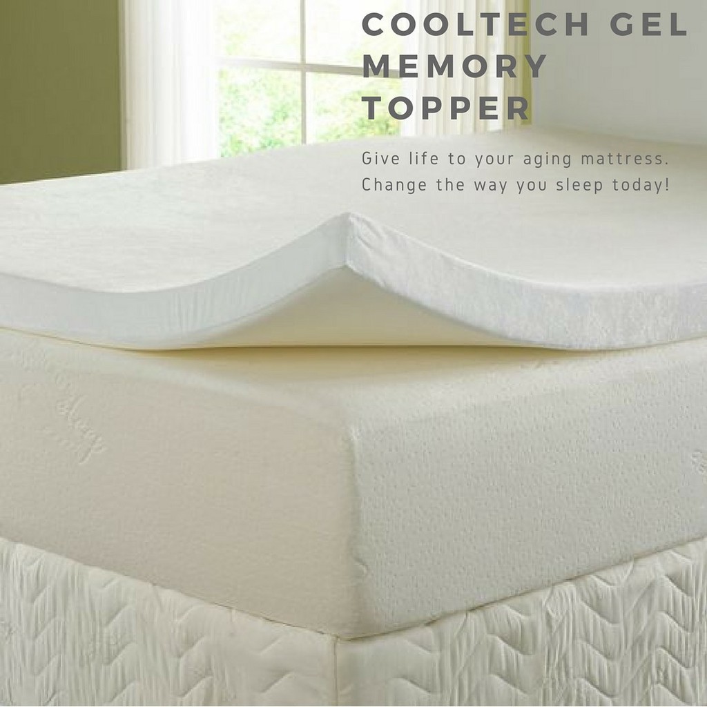 COMFORT LIVING PH Premium Memory CoolTech Gel Topper