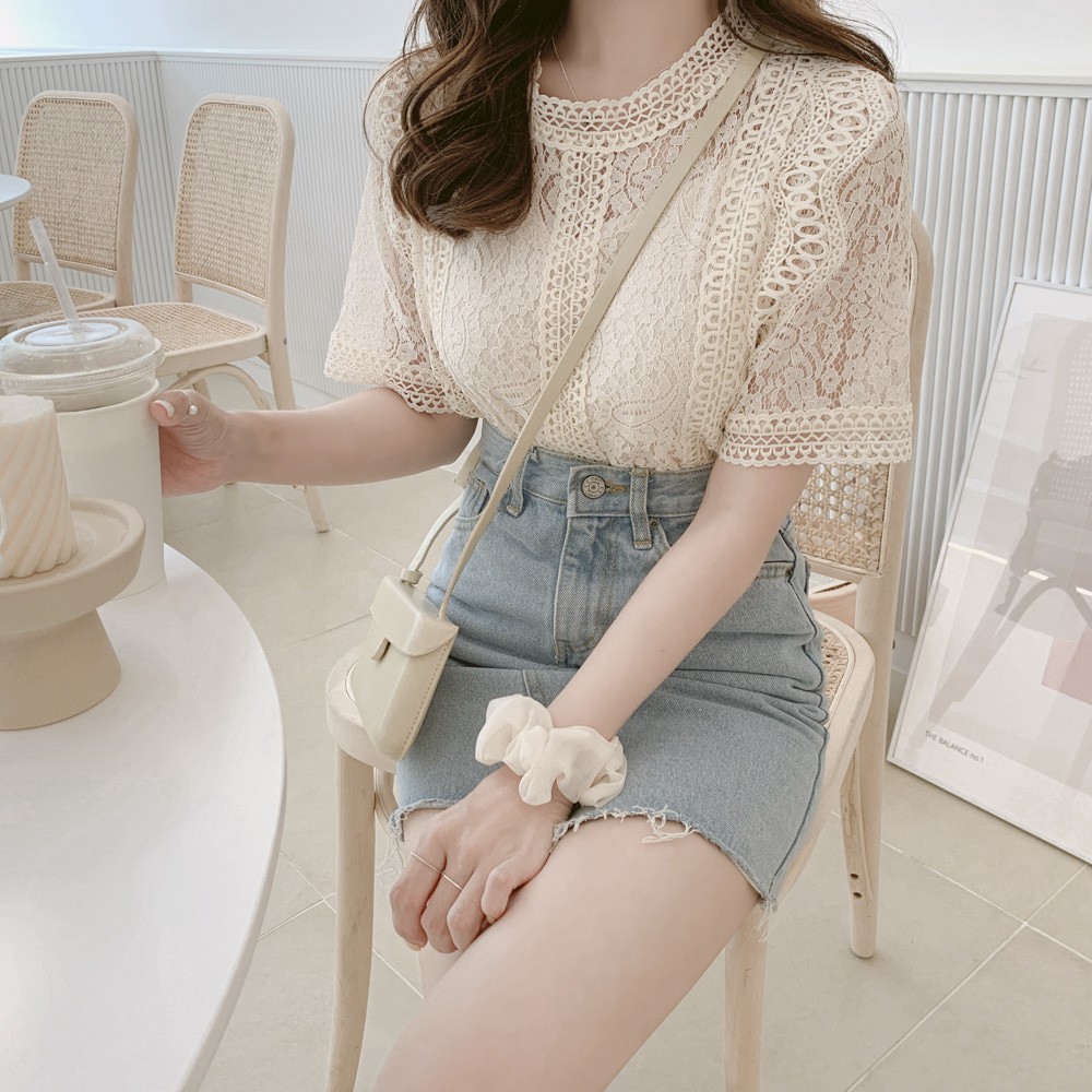 korean lace blouse