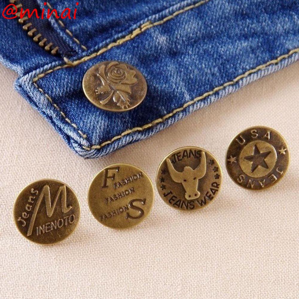 denim metal buttons