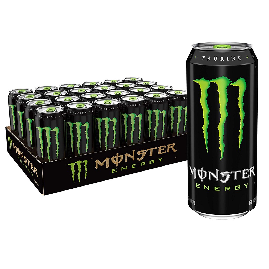 Monster Energy Drink, Green, Original, 16 Ounce (Pack of 24) | Shopee ...