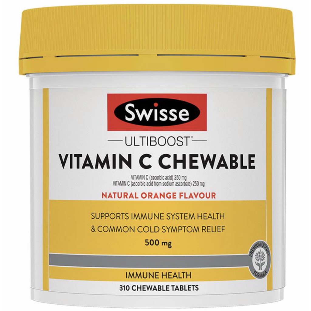 Swisse Vitamin C 500mg 310 Chewable Tablets per pc or bot Shopee Philippines