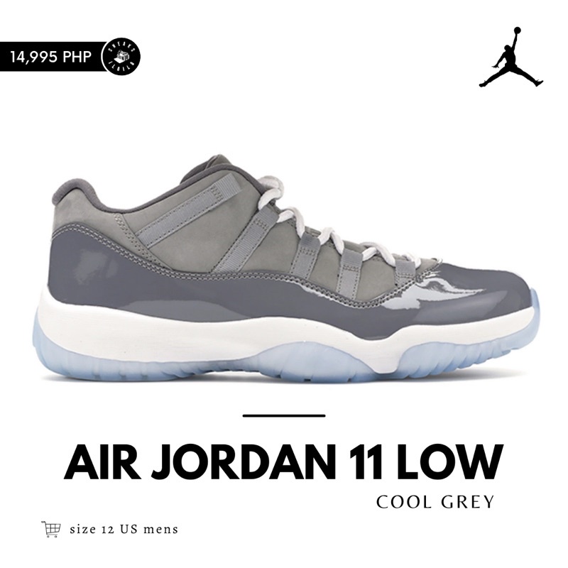 jordan 11 low wolf grey