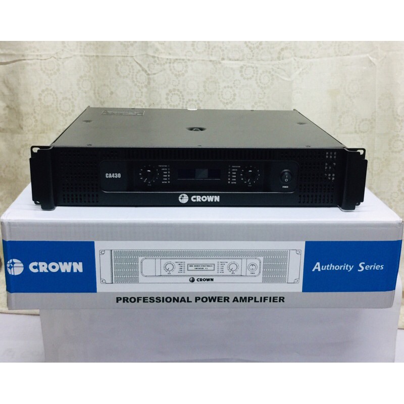 CROWN CA430 PROFESSIONAL POWER AMPLIFIER Shopee Philippines
