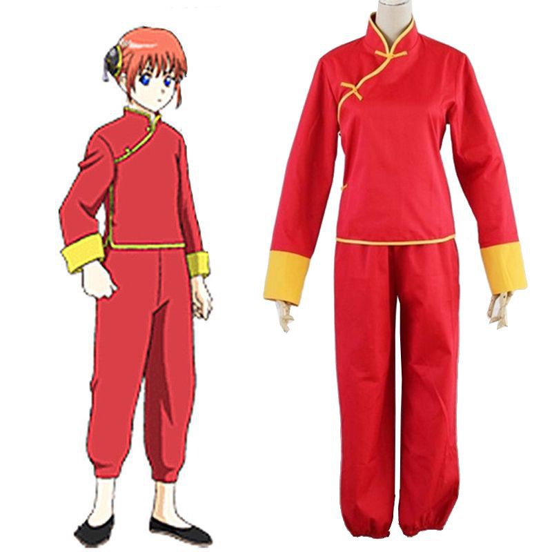 Anime Gintama Kagura Cosplay Costume Halloween Uniform Outfit Shirt Pants Set Shopee Philippines