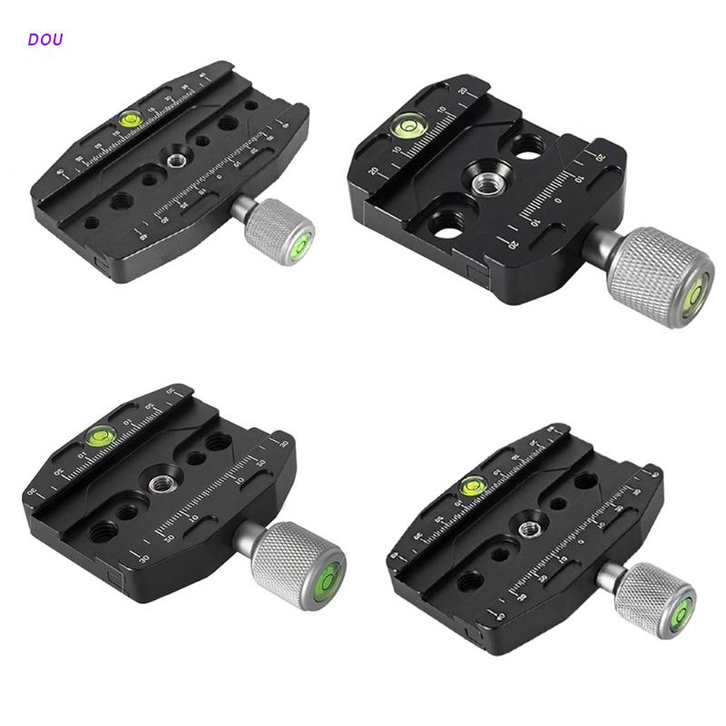 DOU Aluminium 50mm/70mm/90mm/110mm Quick Release Clamp Tripod Ball Head