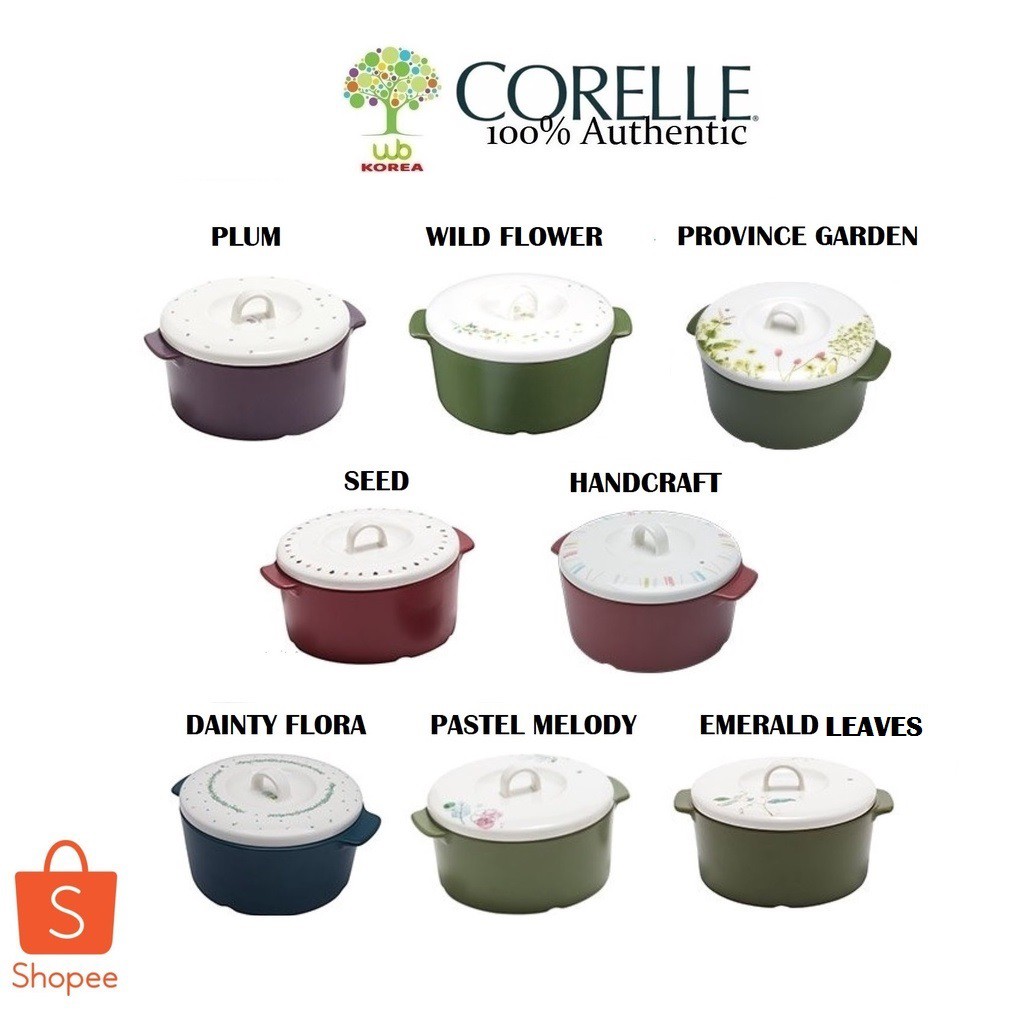 CORELLE Coordinates Porcelain Pot + Lid 16cm Shopee Philippines