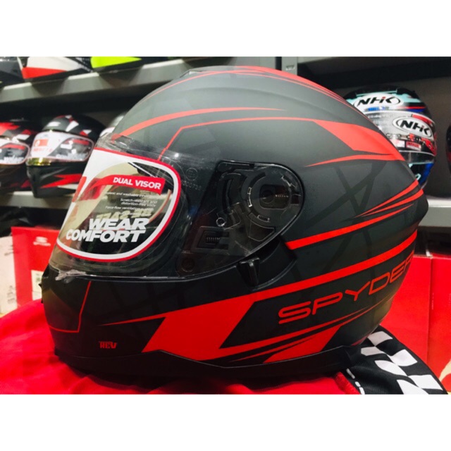 SPYDER REV (DUAL VISOR) | Shopee Philippines