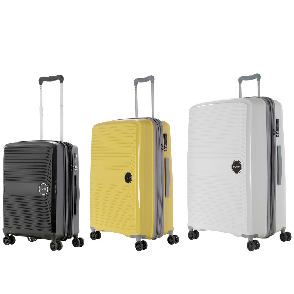 yellow carry on luggage