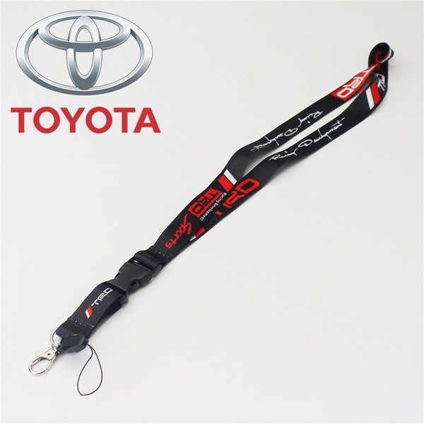 Toyota Key Lanyard TRD Style 21" JDM TRD Style Nylon Lanyard Keychain - For Toyota Corolla Supra Keys Jdm Lanyard - Foto 7