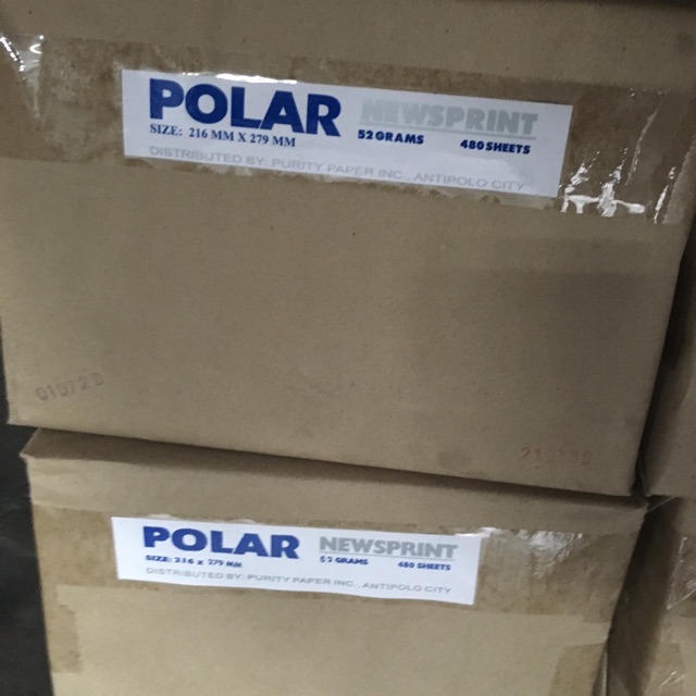 Polar Newsprint Short 52gsm Shopee Philippines