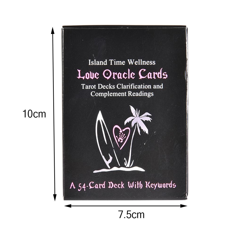 YISHIYI The Island Time Wellness Love Tarot Cards Deck 54 PCS 