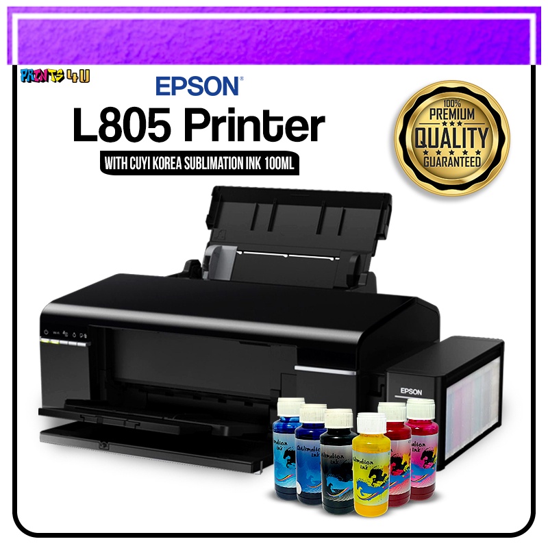 Promo Package EPSON L805 Printer A4 Size Wi-Fi Ready & Borderless Print