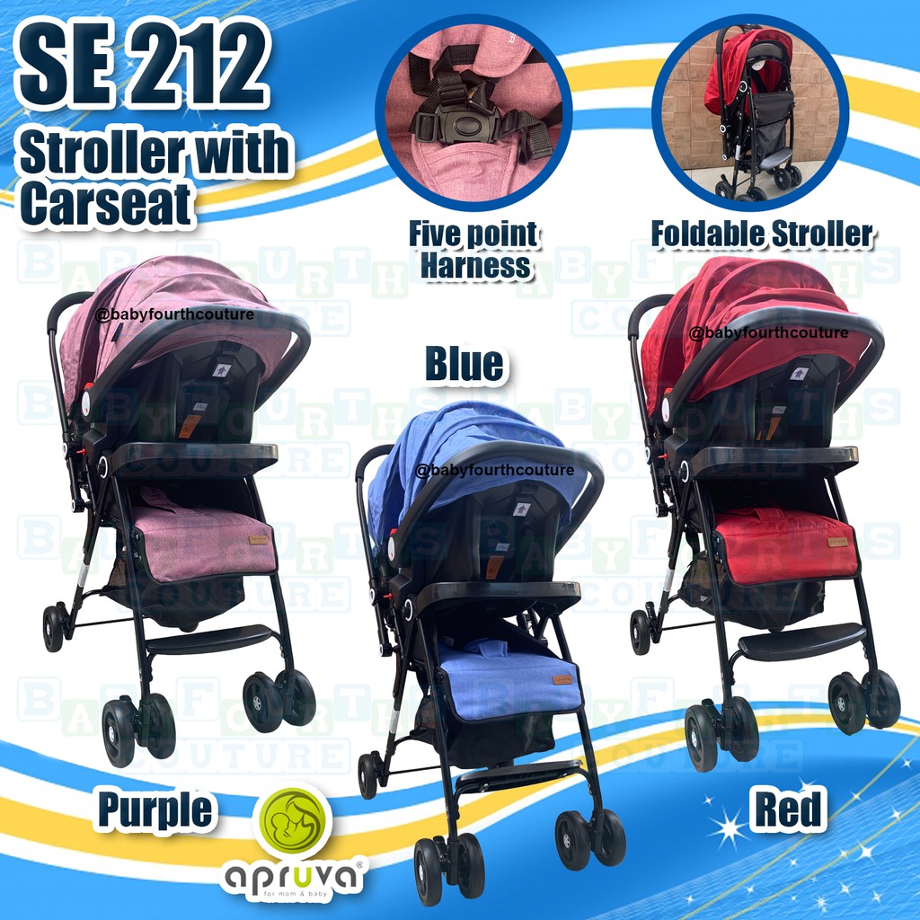 reversible stroller with car seat
