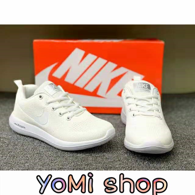 nike zoom all white