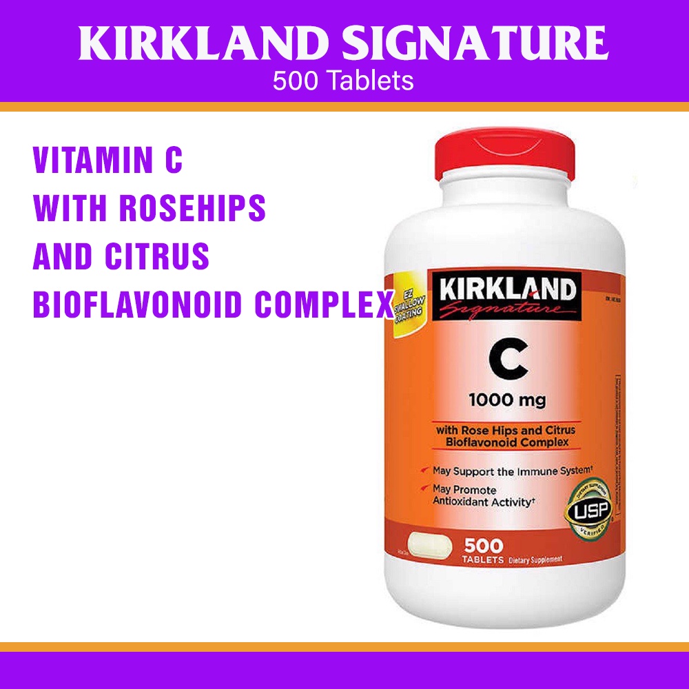 Kirkland Signature Vitamin C with Rosehips and Citrus Bioflavonoid