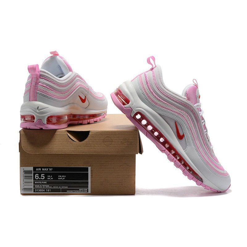 nike air max 97 womens pink and white
