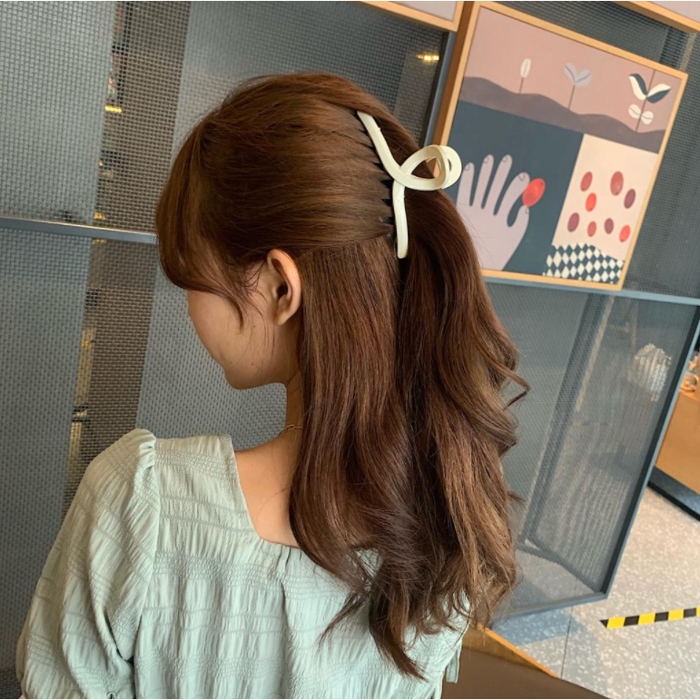 Korean Women Girls Pearl Hairpins Hair Crab Claw Hair Clamps Barrettes  Cross Hair Clips Hair Claw | Shopee Philippines