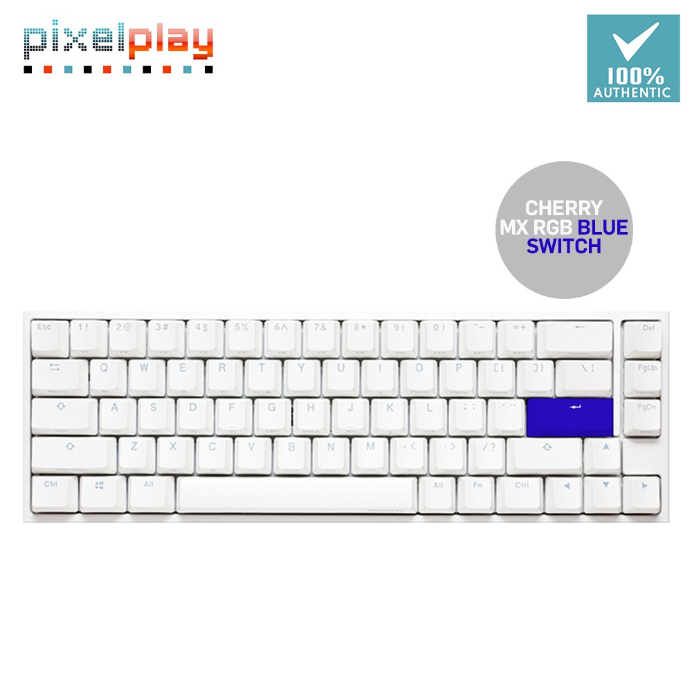 Ducky One 2 Sf White Case Rgb Led Pbt Double Shot Mechanical Keyboard Cherry Mx Rgb Blue Switch Shopee Philippines