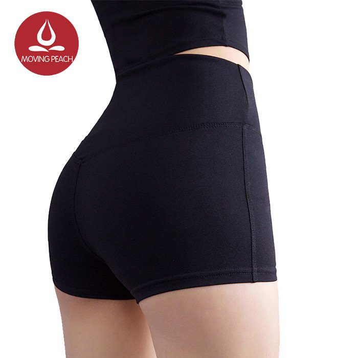 MOVING PEACH Yoga shorts High waist 