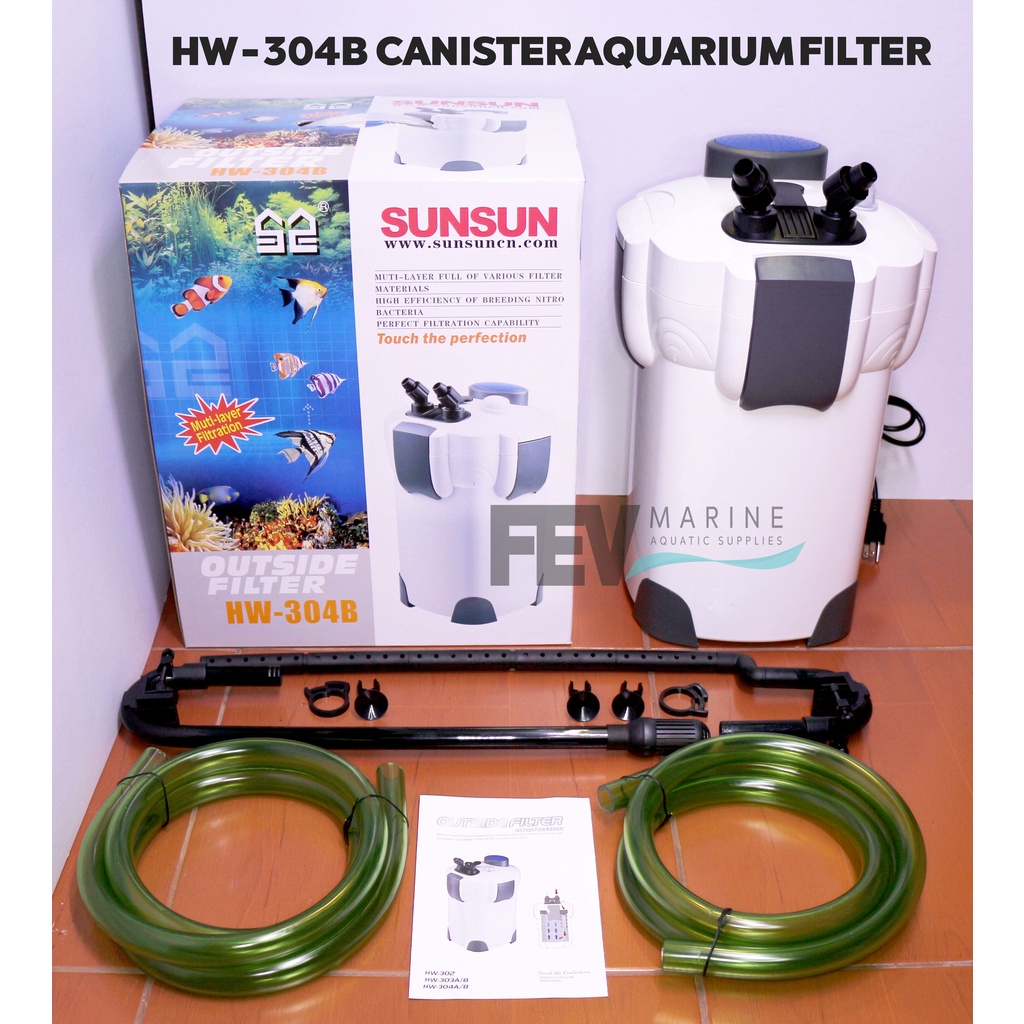 HW-304B Canister Filter For Aquarium 304B | Shopee Philippines