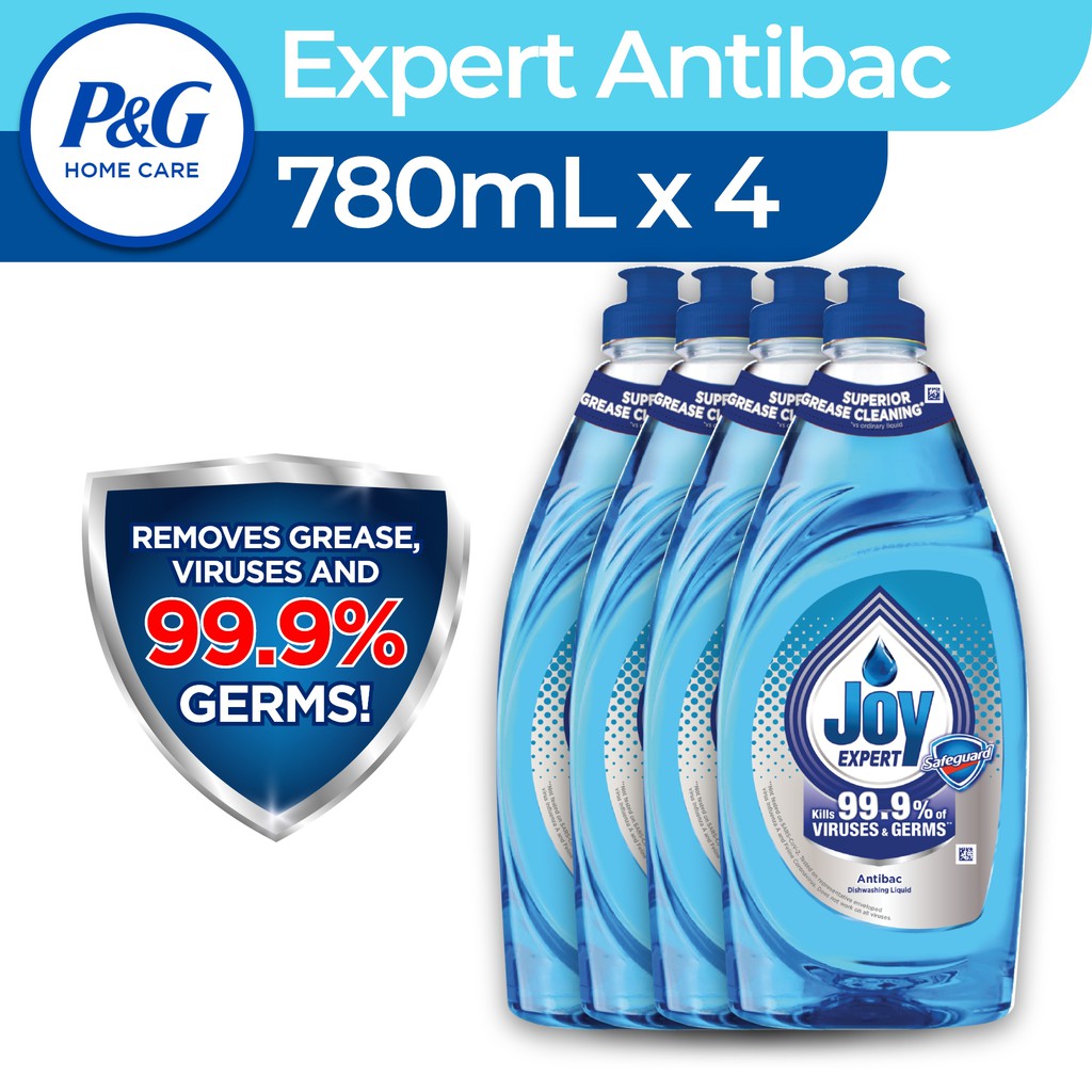 Joy Expert Antibac with Power Of Safeguard Dishwashing Liquid Bottle