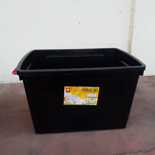 80L SAMPAGUITA MEDIUM SIZE #835 Storage BOX WITH COVER and WHEELS