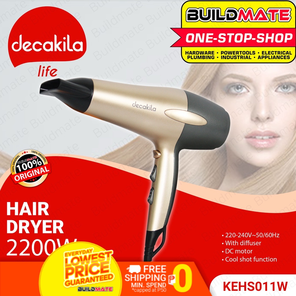 DECAKILA by INGCO Hair Dryer 2200W with Cool Shot Function KEHS011W ...