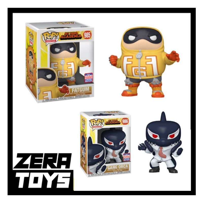 Funko Pop! Animation: MHA - Gang Orca and Fatgum (Shared Exclusive ...