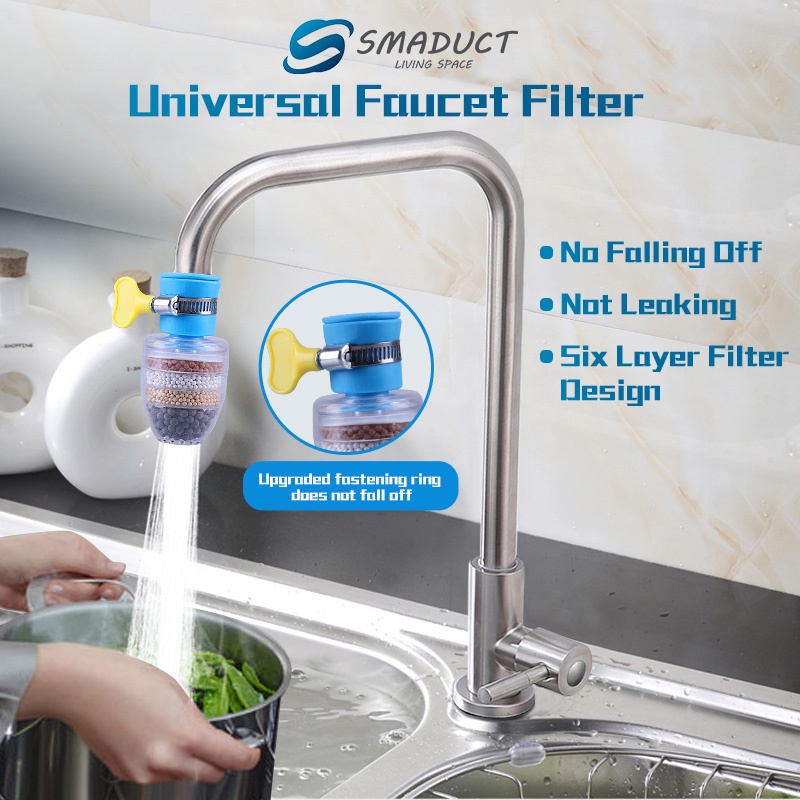 Smaduct Faucet Filter Water Saving Kitchen Splash Proof Water Purifier ...