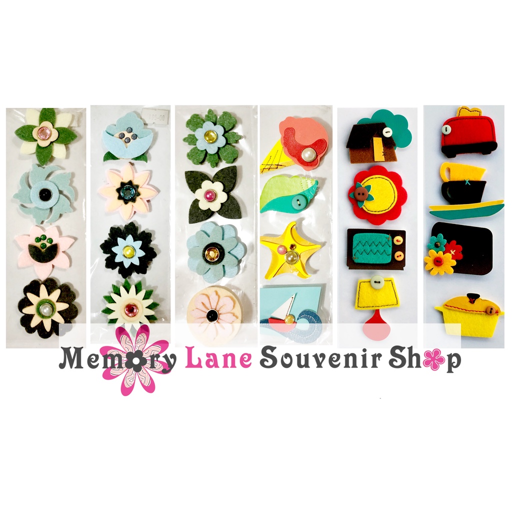 American Crafts Adhesive Felt Sticker Sets Shopee Philippines