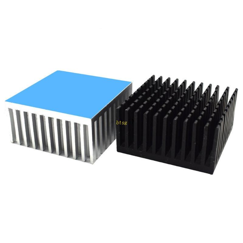 btsg Aluminum Heatsink 4PCS 40x40x20mm Cooling Fin Radiator Heat Sinks ...