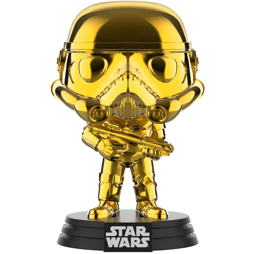 funko pop star wars gold chrome stormtrooper