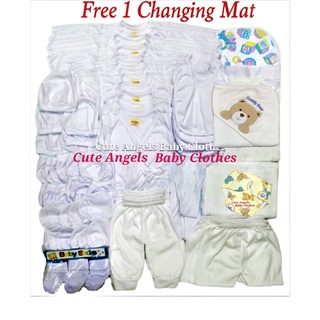 83pcs Cotton 100% Good Quality New Born Baby Clothes Set Complete Newborn Infant Baruan Lucky CJ #2